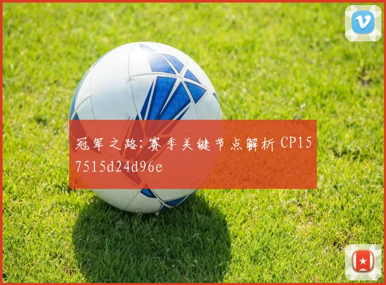 冠军之路:赛季关键节点解析 CP157515d24d96e